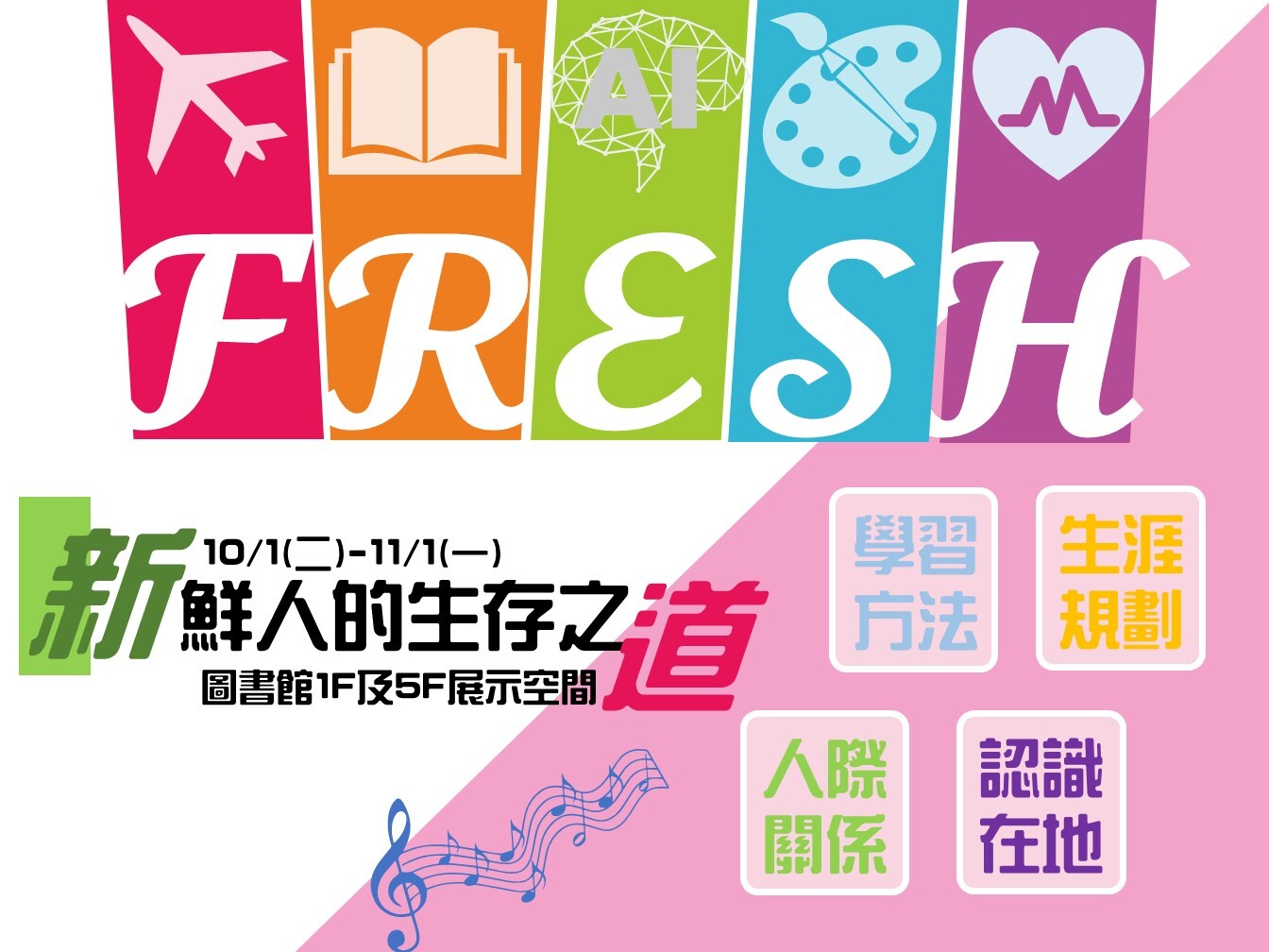 新鮮人的生存之道書展